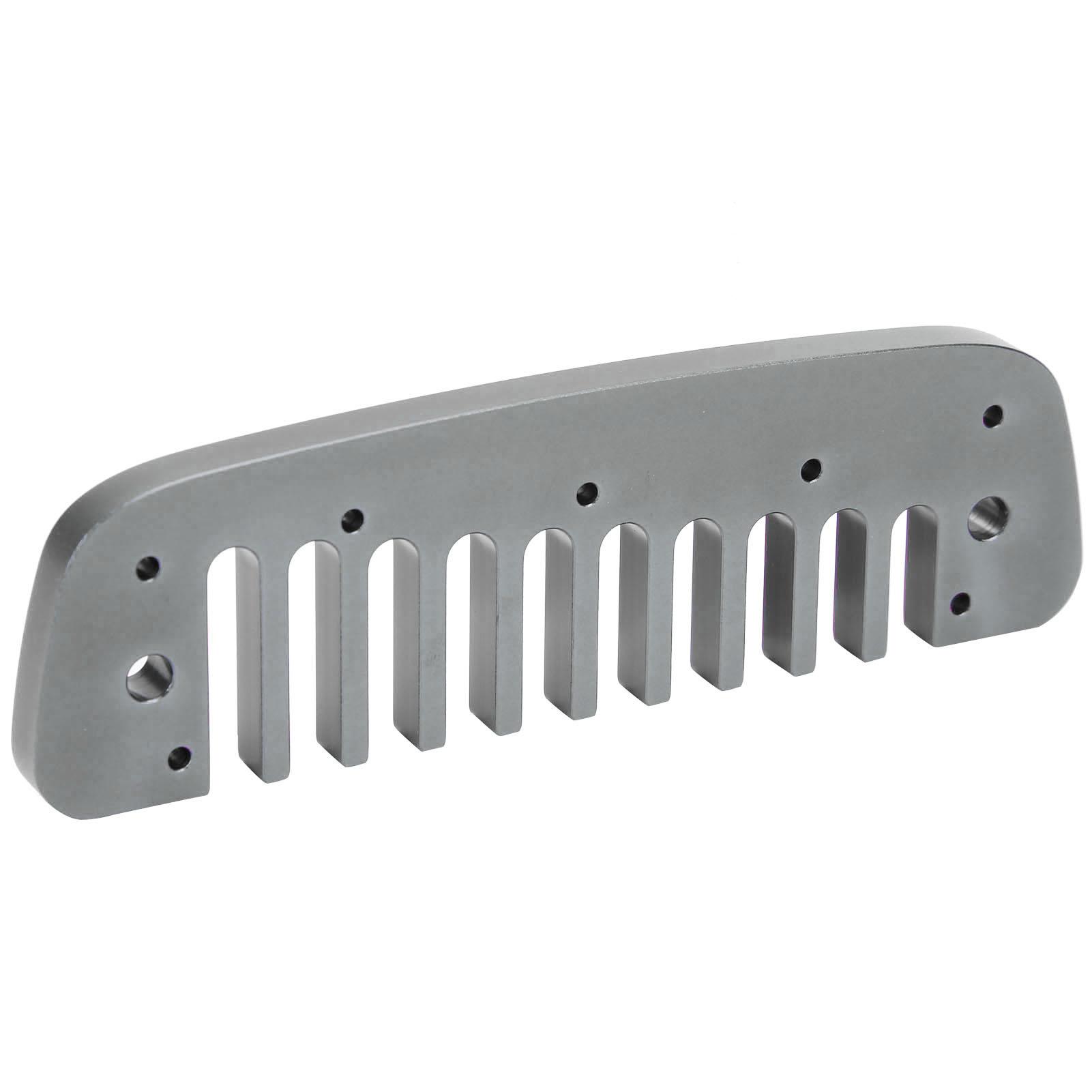 

Comb Harmonica Part 10Hole Aluminum Alloy Small Musical Instrument Fitting for BeginnerGray серый