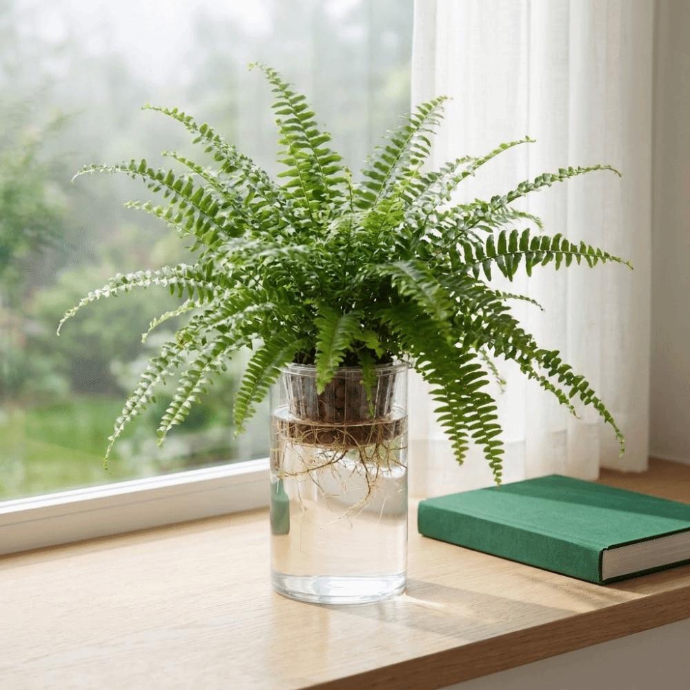 High Transparent Mini Fish Tank Imitation Glass Lazy Flower Pot Hydroponic Vase Desktop Deco