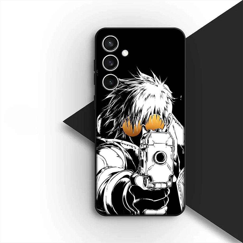 Handyhülle für Samsung Galaxy S25 S24 S23 FE Ultra Plus S7 Edge S25+ S23+ A56 5G Funda Hülle Weiche Hülle Trigun Stampede