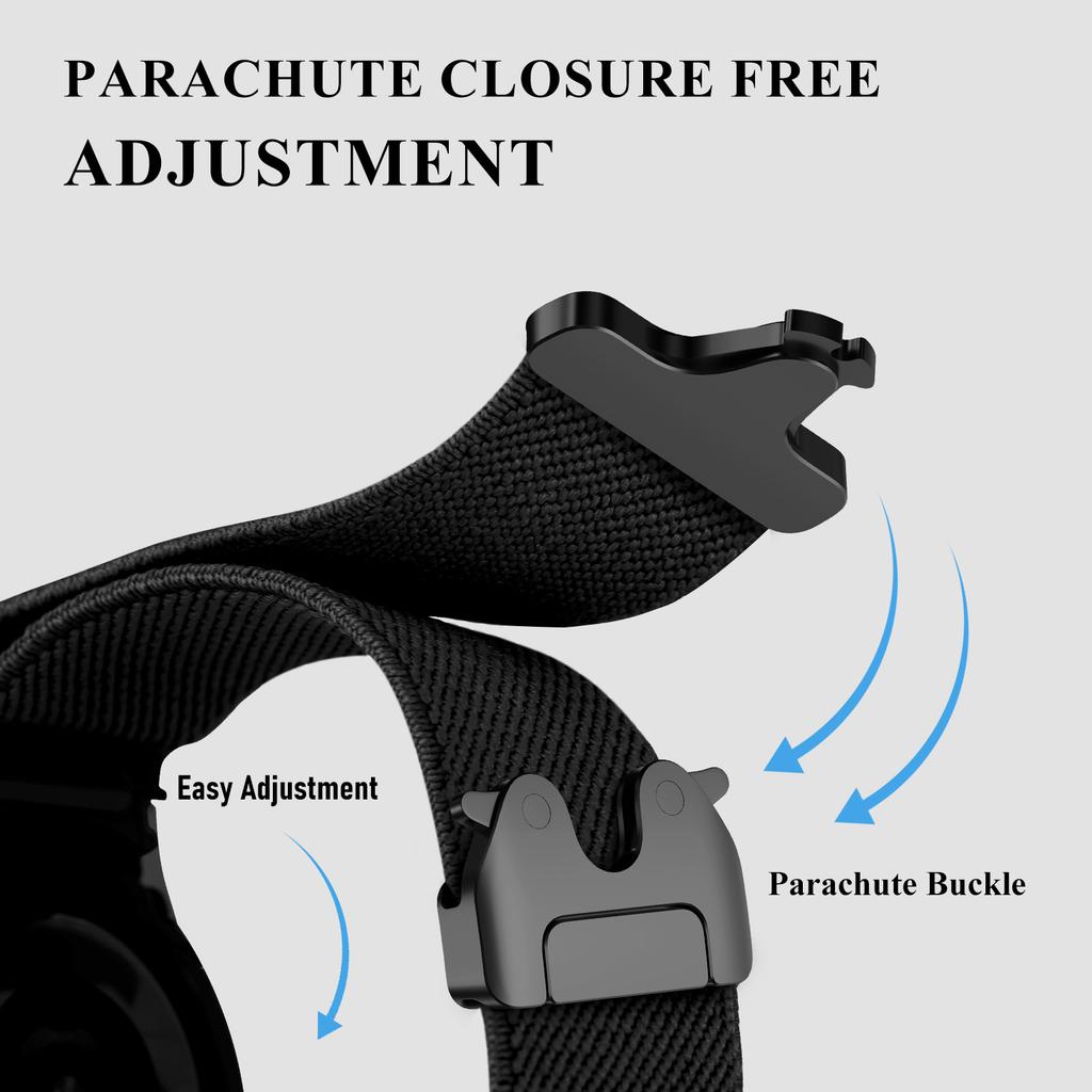 Parachute Strap for Samsung Galaxy Watch 7/FE/5 Pro/6/4/5 40mm 44mm 45mm correa No gaps Bracelet Watch6 4 Classic 43mm 47mm band