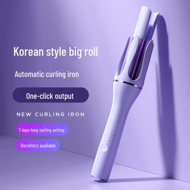 Dual-Use Automatic Hair Straightener & Curler with Wet/Dry Four-Temperature Settings 