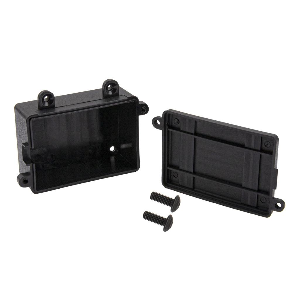2pcs RC Receiver Waterproof Box, RC ESC Receiver Dustproof Box Protector Case, Compatible with Traxxas TRX-4 SCX10 90027 SCX10 90046 D90 110 RC