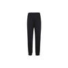 Anta Sports Lifestyle Series Solid Color Loose Breathable Cuffed Knitted Sports Pants Women Bottoms Basic-Black 962357306-1