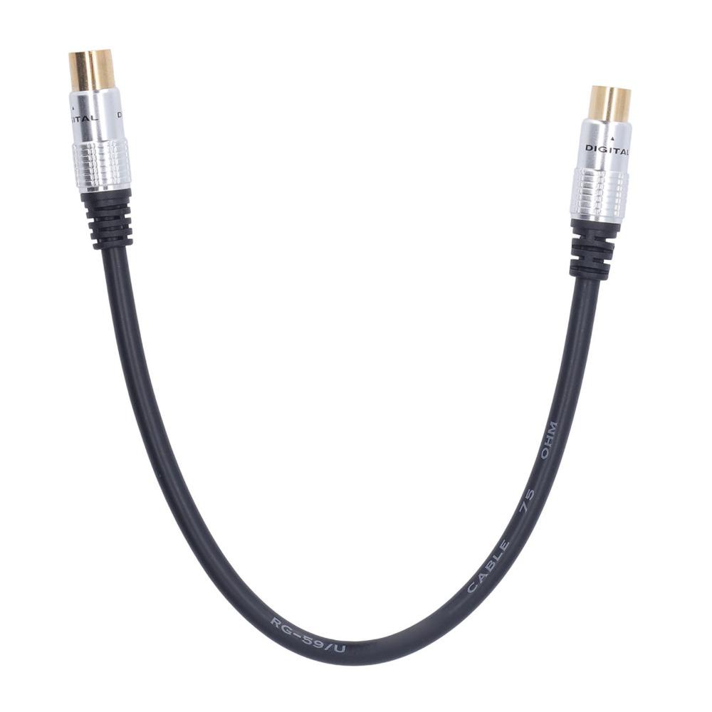 Gold Plating Joints Coaxial Cable Male To Female TV Signal Wire TV Wire RG59U Cable  Digital TV