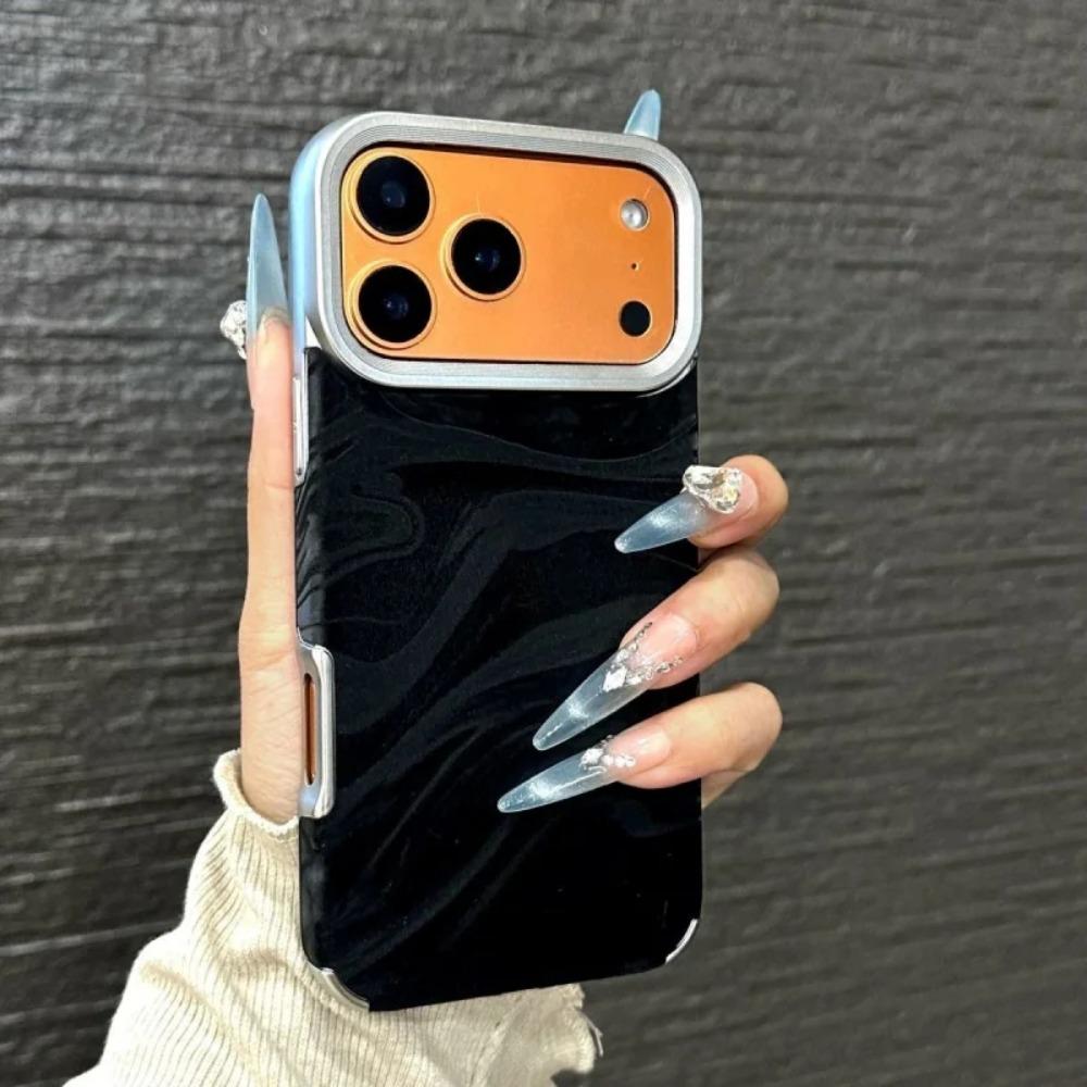 Plating Solid Color Water Ripple Case for iPhone 17 Air 16 15 14 13 12 11 Pro Max Plus Shockproof Candy Soft Armor Funda