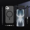 For iPhone 17 Case PC + TPU Skin Touch Anti-drop Phone Cover Compatible with MagSafe