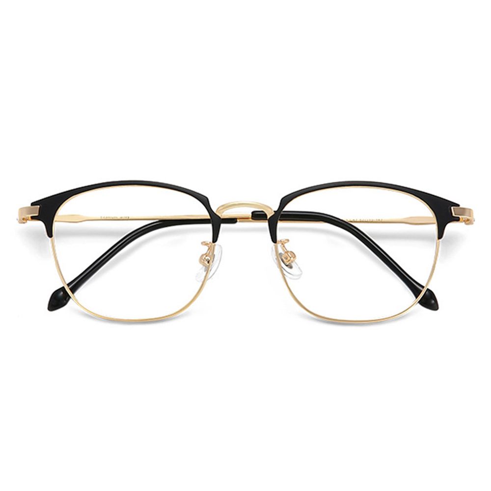 Fashion Eye Protection Portable Computer Goggles Ultra Light Frame Oversized Eyeglasses Anti-Blue Light Glasses