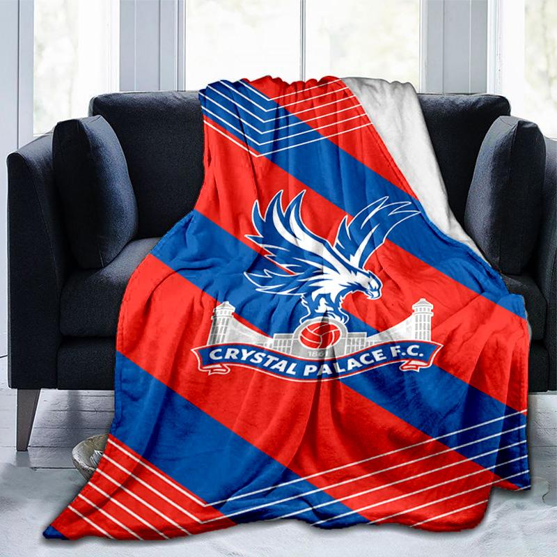 Crystal Fc Crest Printed Throws Blanket Soft Flannel Blankets for Couch Bed Gifts for Men Women Picnic Blanket Christmas Gifts