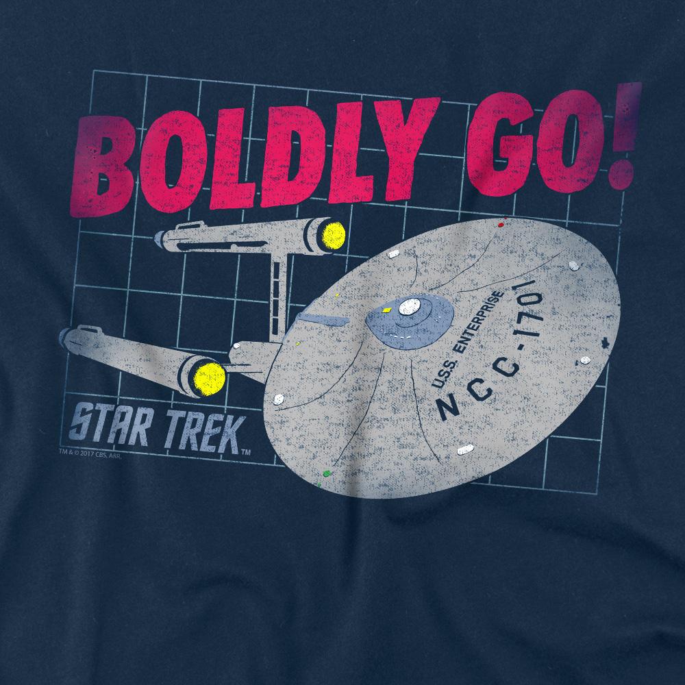 STAR TREK Pánské tričko Boldly Go