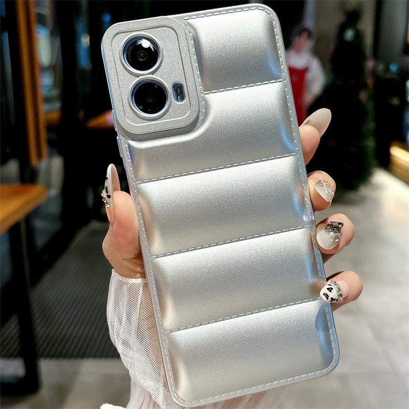 

Чехол-краска MOTE G84 Liquid Spray Paint для Motorola EDGE40, Совместим с G34, G73, G13 и E13 EDGE 40 PRO/X40/X40PRO серебряный