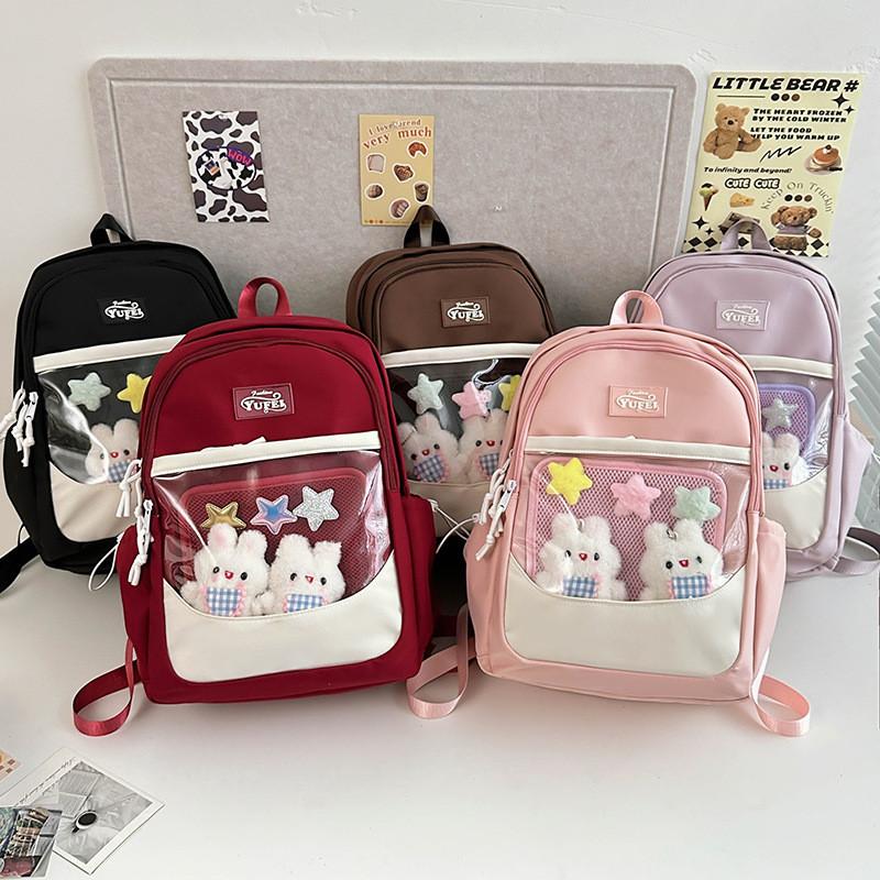 Stylish Large Capacity Nylon Backpack For Students Perfect For School And Outdoor Activities