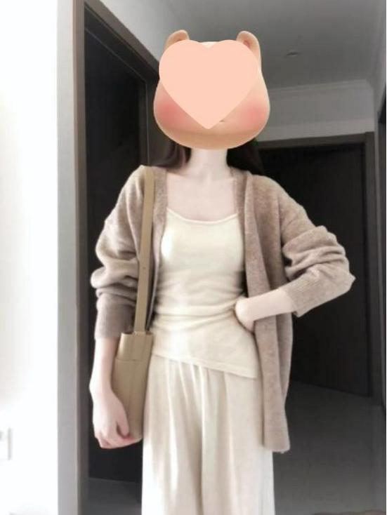 

Women s Korean-Style Hiphop Cardigan: Soft, Gentle, and Versatile Knit for Spring/Autumn. L (Recommend 105-115 Jin)