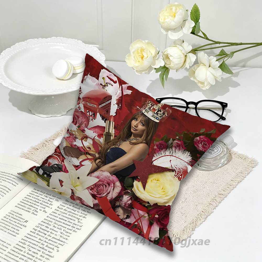 PPinkpantheress Fancy Some More Pillow for Sofa Seat Chair DecorativeModern Home Decor Print Throw Cushion