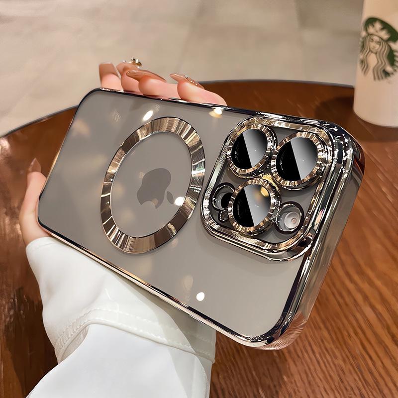 

Прозорий магнітний захисний чохол для Apple iPhone 17 Pro Max - Захист від падінь, Простий дизайн iPhone 17