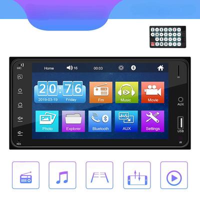 7'' HD Autoradio Touch Screen Car MP5 Player Universal for Toyota Corolla Audio Player Bluetooth Android/Iphone Mirror Link FM Radio AUX/TF/USB