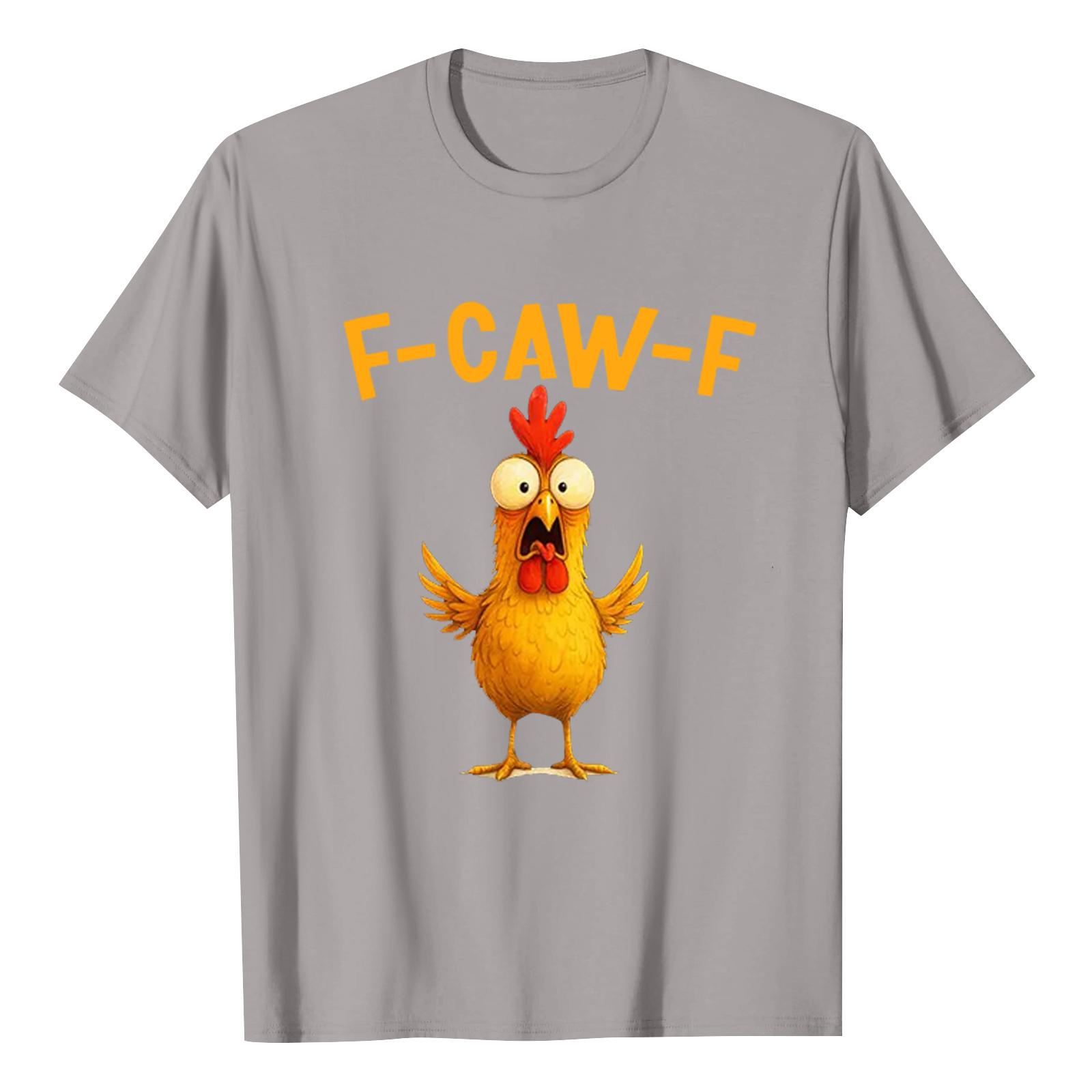 

F-CAW-F Женская повседневная футболка с коротким рукавом и принтом букв L