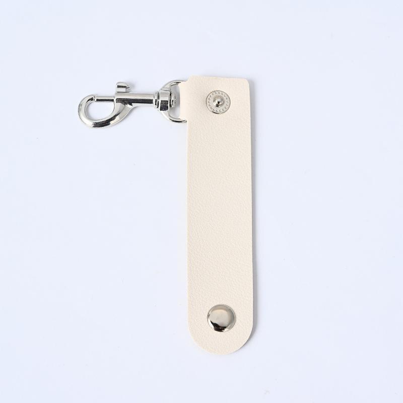 Wear Resistant PU Leather Keychain Anti-Lost Simple Fashion Premium Car Key Strap for Men Women Daily Use