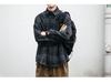 Men's Retro Plaid Wool Jacket - Long Sleeve, Versatile Casual Coat for Spring and Autumn