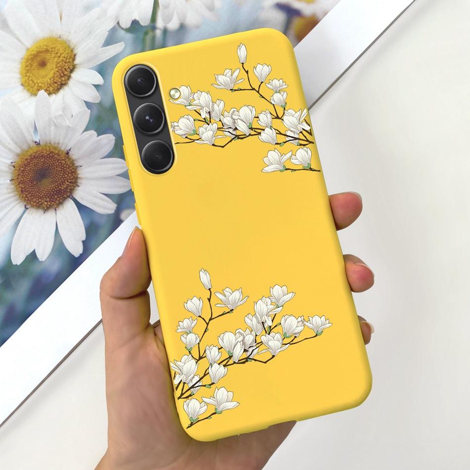For Samsung Galaxy A55 Phone Case Samsung A55 5G SM-A556B Fashion Moon Pattern Soft Silicon Back Cover