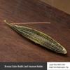 Fisherman Fishing Line Incense Holder: Indoor Tea Ceremony Ornament, Alloy Incense Burner Base.