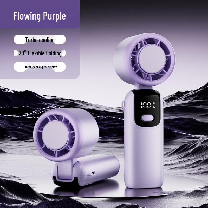 WJ Handheld Turbine Folding Mini Fan Non-Cooling
