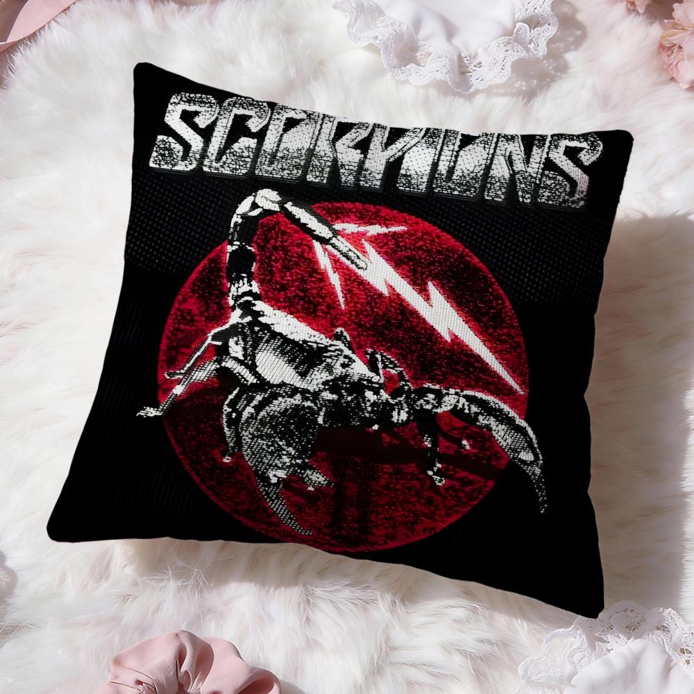 Scorpions Band Hot Cushion Cover Premium Comfort Reversible Pillow Cove -Two In One Design for Any Room & Car Interior
