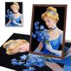 Diamond Mosaic Colorful Diamond Painting Princess and Flowers Full Round Embroidery Cartoon Creative Hobbies Wall Decor