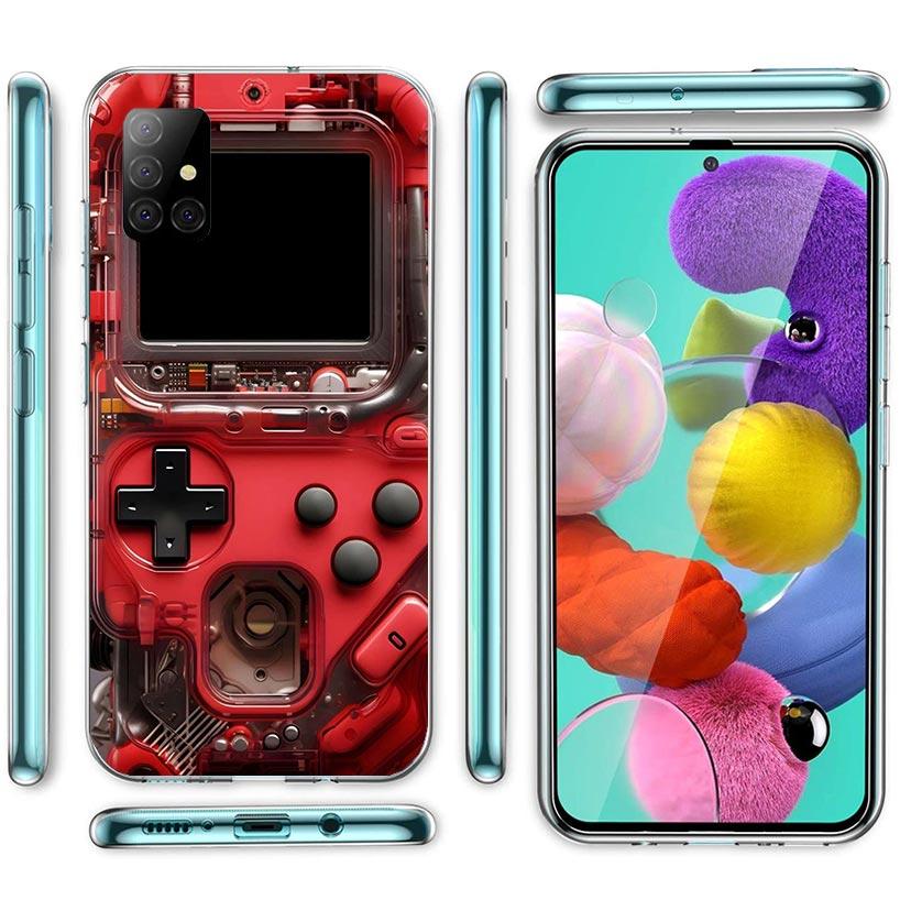 Games Console Fashion Boy Phone Case For Samsung Galaxy A12 A52S A42 A32 A22 A51 A50 Note 20 Ultra 10 S10 Plus A71 A70 A31 A30 A