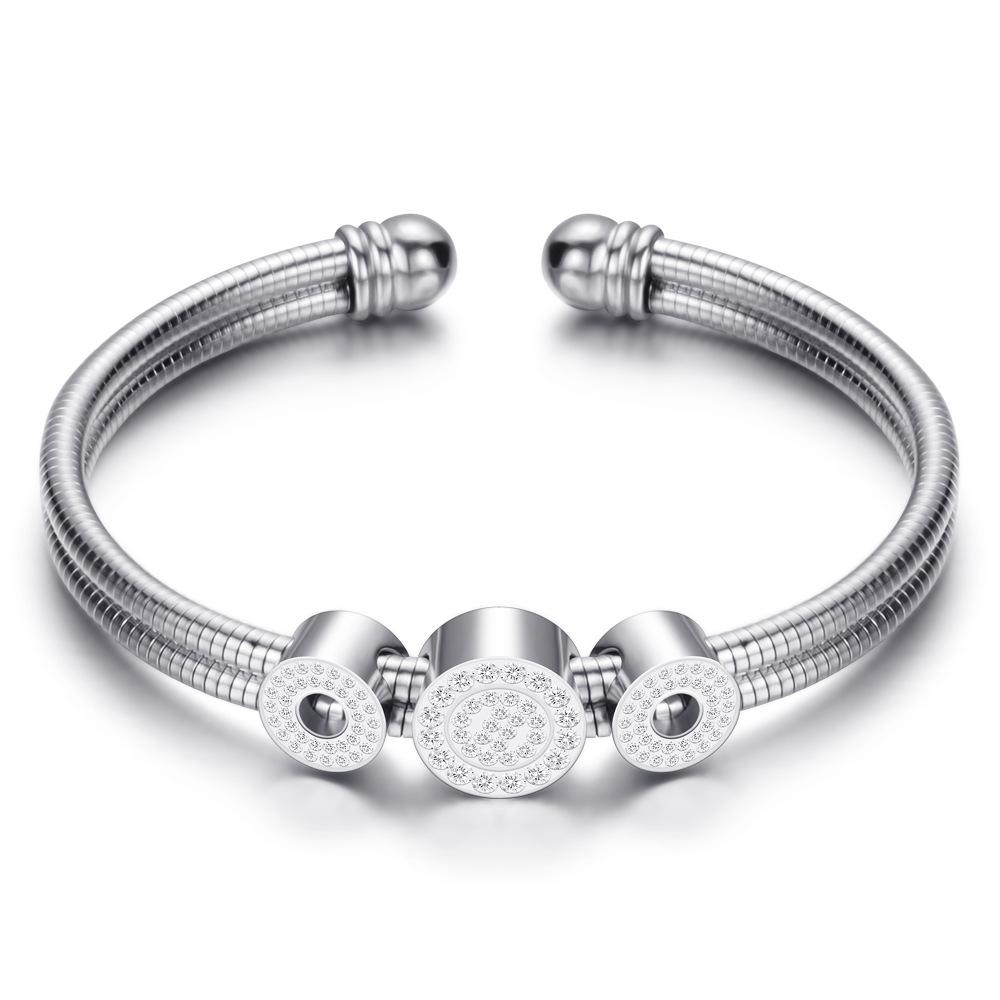 New Simple Snake Bones Chain Bracelet Open Adjustable Opening