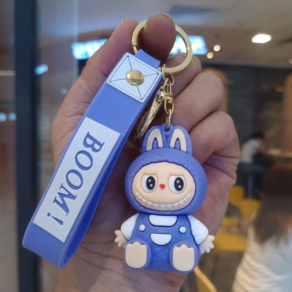 Buck Tooth Sheep Keychain Cute Cartoon Doll Schoolbag Pendant Car Key Chain Gift