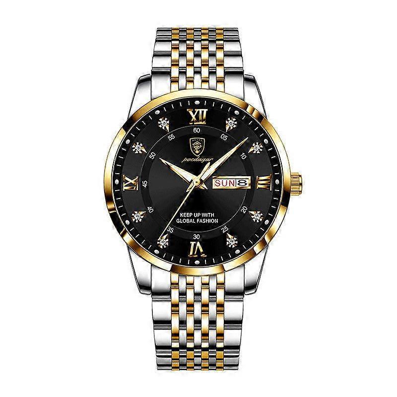 Men's watch waterproof luminous calendar quartz watch
