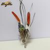 New Feather Brooch Lapel Pins for Suit Dress Badge Elegant Accessories Exquisite Fashion Business Wedding Jewelry