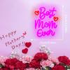 Mothers Day Neon Sign Best Mom Ever Led Dimmable Happy Mothers Day Best Mom Ever Gifts for Birthday Mother'S Day Decorations
