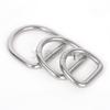 304 Stainless Steel Semi-circular D-Ring Bag Strap & Hat DIY Seamless Triangle Buckle.