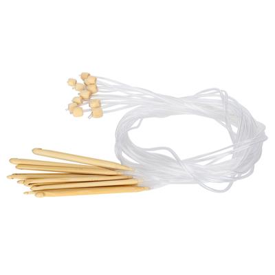 12Pcs Circular Needle DoublePointed Bamboo Tube Connection Crochet Needlework Accessories(White
