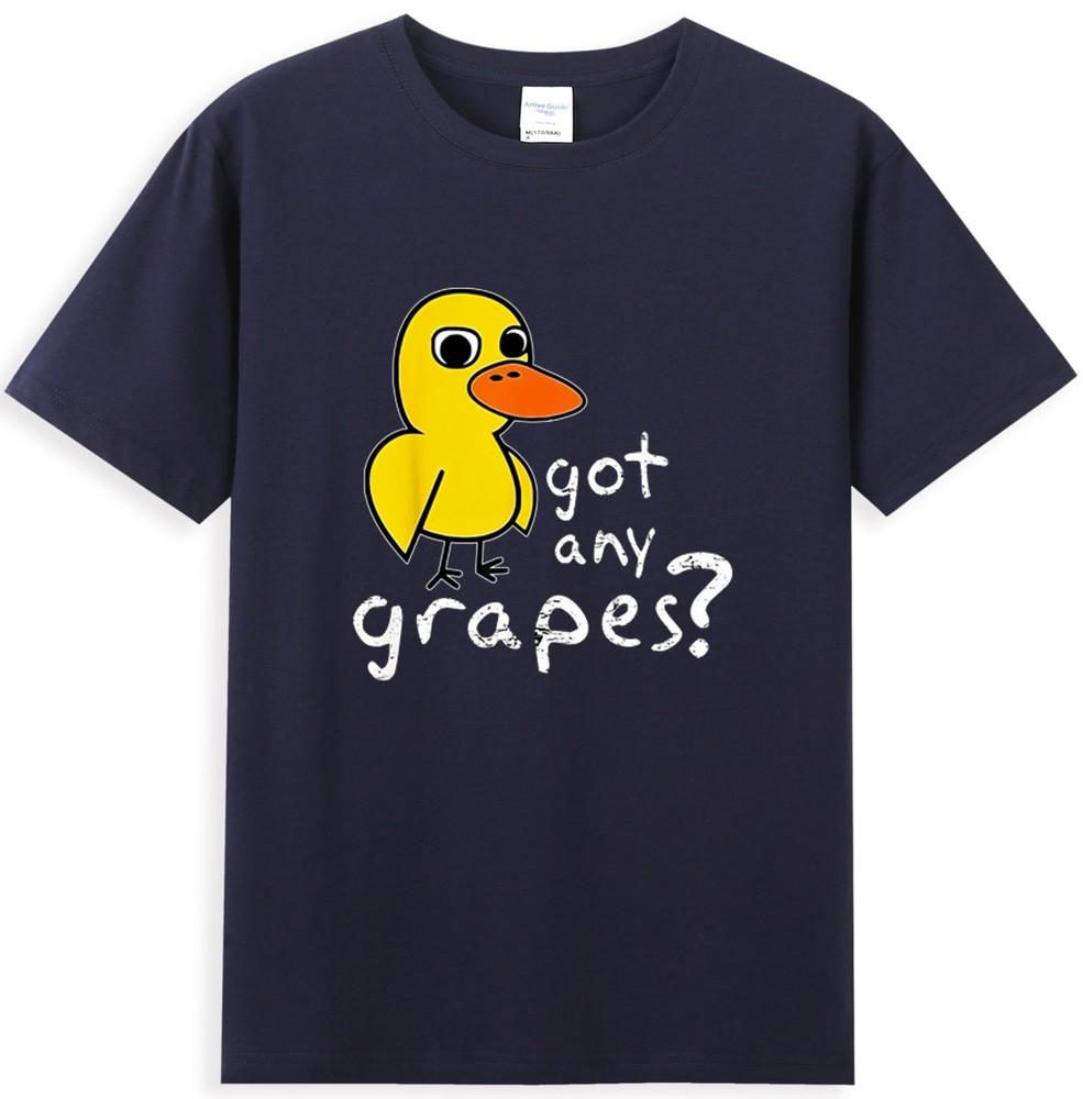 Got Any Grapes Funny Duck Cartoon Graphic Unisexs Tshirt S