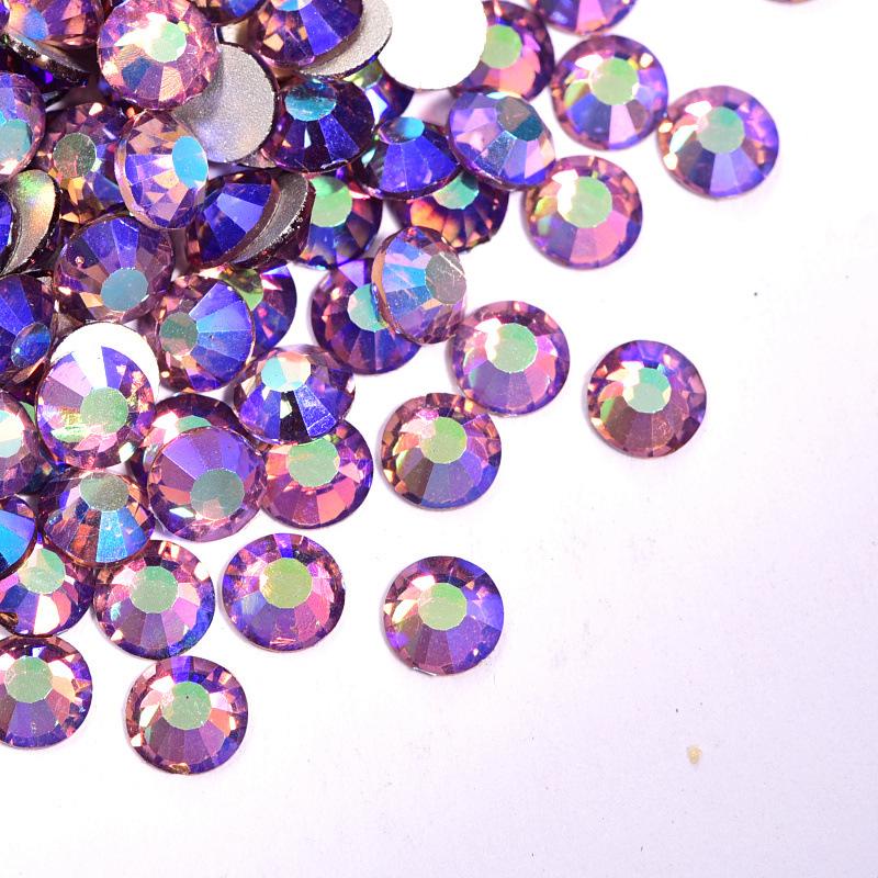 Nail Art Rhinestone Crystal Glass Accessories Diy Flat-Bottomed Drill, Mobile Phone Case Colorful Guomao A Diamond Accessories Accessories Accessories
