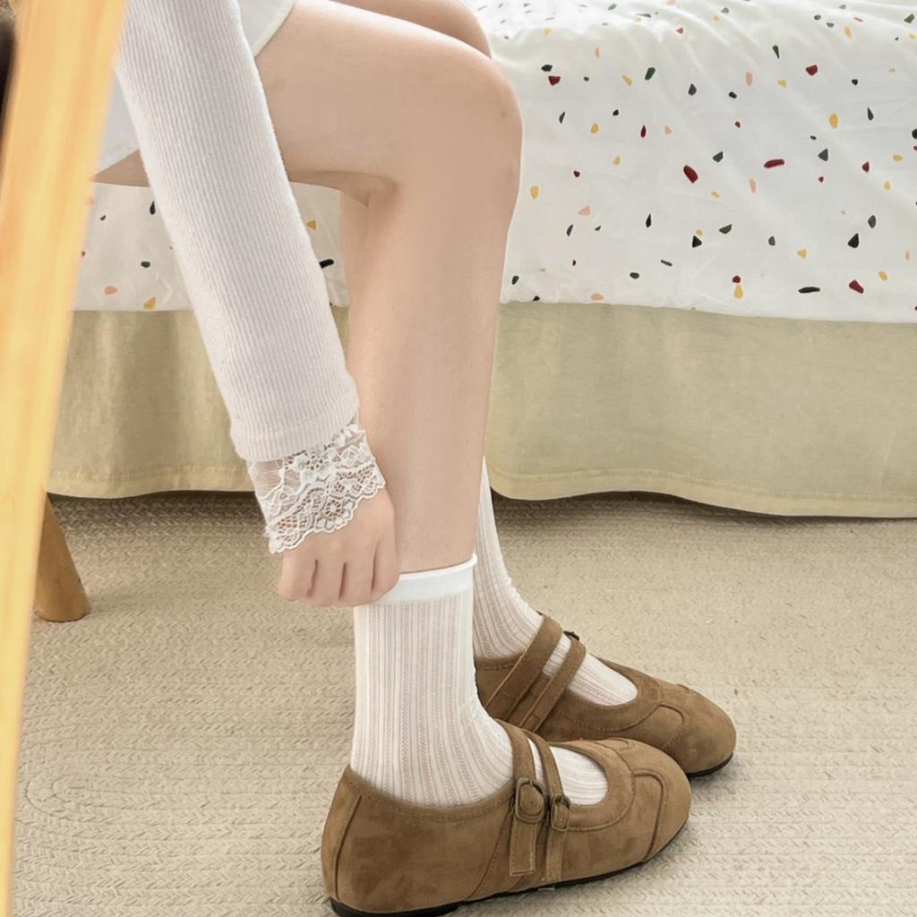 Flat-bottomed Temperament Mary Jane Shoes Women's 2025 Autumn New Popular Fashion Versatile Single Shoes French Gentle Birkenstocks