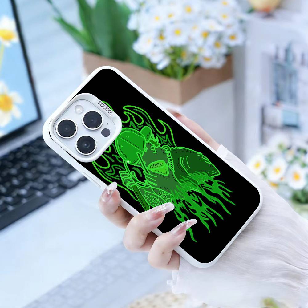 

Singer F-Feid Ferxxo SIXDO Phone Case For iPhone 16,15,14,13,12,17,Pro,MAX white Matte Shockproof Cover iPhone17air