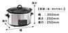 THANKO Master Slow Cooker Pot VASLCKSBK: Authentic Stews with Just One Button