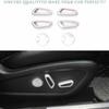 For Lincoln Nautilus MKX 2016-2023 Matte Silver Power Seat Control Button Cover
