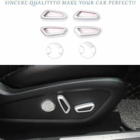 For Lincoln Nautilus MKX 2016-2023 Matte Silver Power Seat Control Button Cover