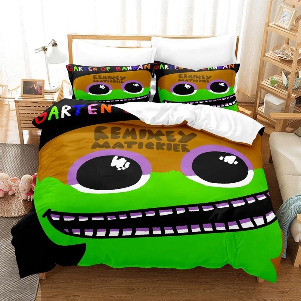 Garten Of Banban Bettwäsche-Set Cartoon Bettwäsche Geschenk für Jungen Kinder Mädchen Heimdeko Einzelbett Twin Full Size Niedliche Bettbezug-Sets