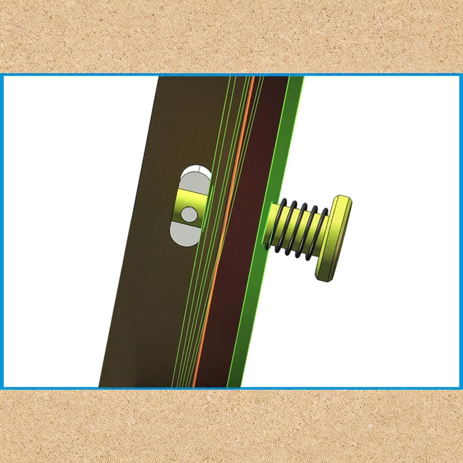 

2 штуки Верхний быстросъемный штифт 1/4 дюйма 6 мм с откидным кулачком и пружиной one size серебряный