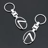 1Pcs Zinc Alloy Car Emblem Key Ring Keychain Decor Accessories Valve Cap For Lexus ES RX NX LS UX LM LX GX LC RZ GS IS300 RX350 JX1