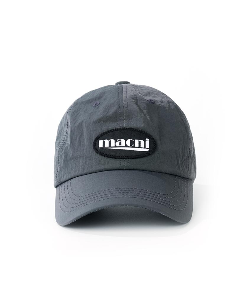 Makeuni Logo Patch Nylon Deep Cap Charcoal