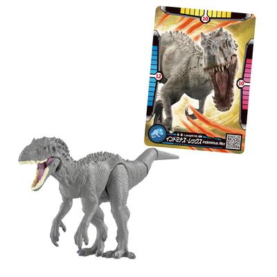 TAKARA TOMY Ania Jurassic World Indominus Rex Ania Battle Animal Dinosaur Toy for Ages 3 and Up (with Card)