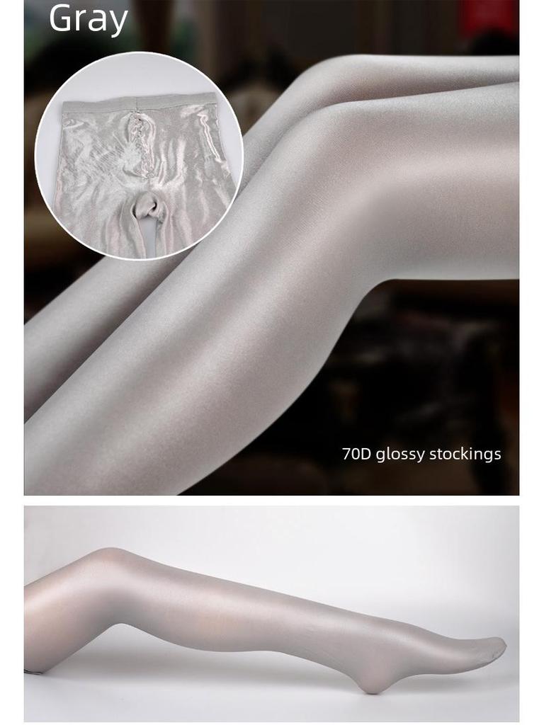 70D lesklé reflexní punčocháče pro noční klubové vystoupení