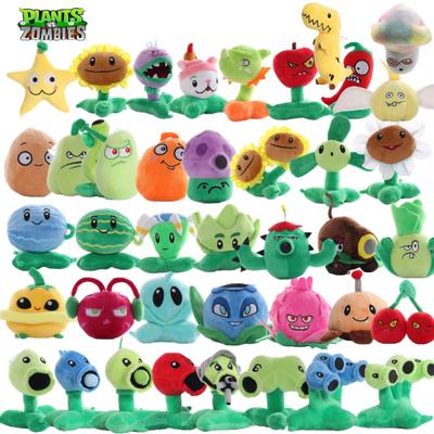 New Plants VS Zombies 15-20cm Plush Toys Cartoon Anime Doll Peashooter Cherry Wall-Nut Sunflower Squash Split Pea Kids Gift