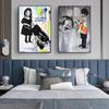 Banks Graffiti Art Canvas Painting Modern Street Pop Art On the Wall Cuadros Pictures for Living Room Home Decoration